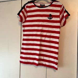 NWOT! Chaps Striped T-Shirt, Size Medium